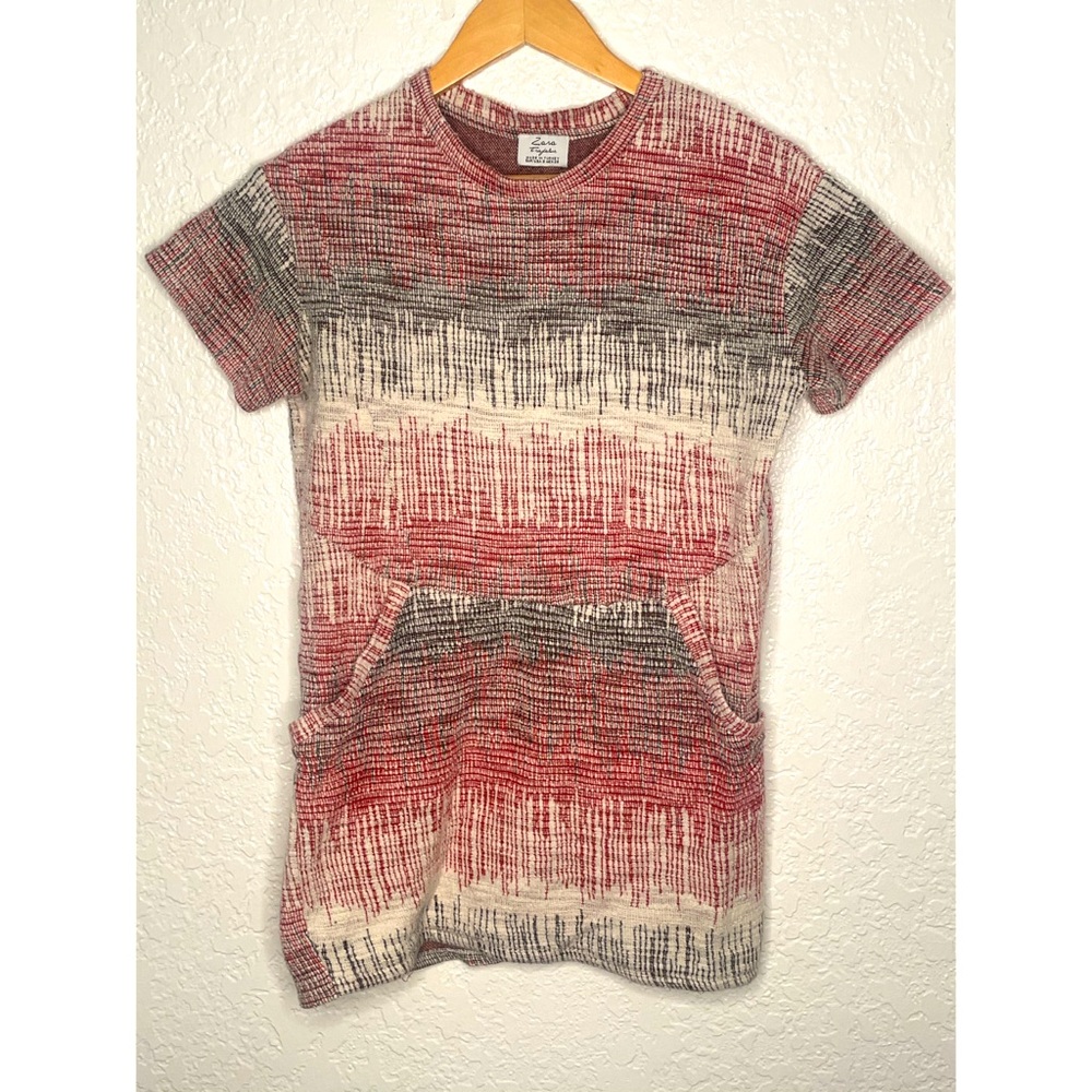 Zara Trafaluc Black, White, and Red shirt